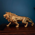 Leopold Gold Lion Sculpture Swing Gifts