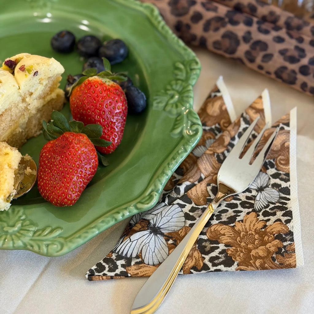 Baroque Leopard Cocktail Napkins Manor Road