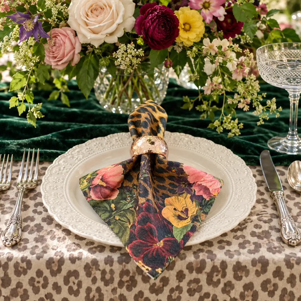 Secret Garden Napkins, Dinner Manor Road