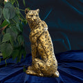 Delphine Sitting Cheetah Sculpture Swing Gifts