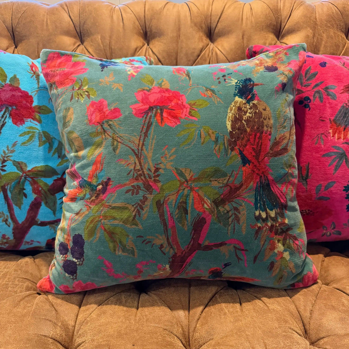 The Glasshouse Velvet Cushion Cover Linen Connection