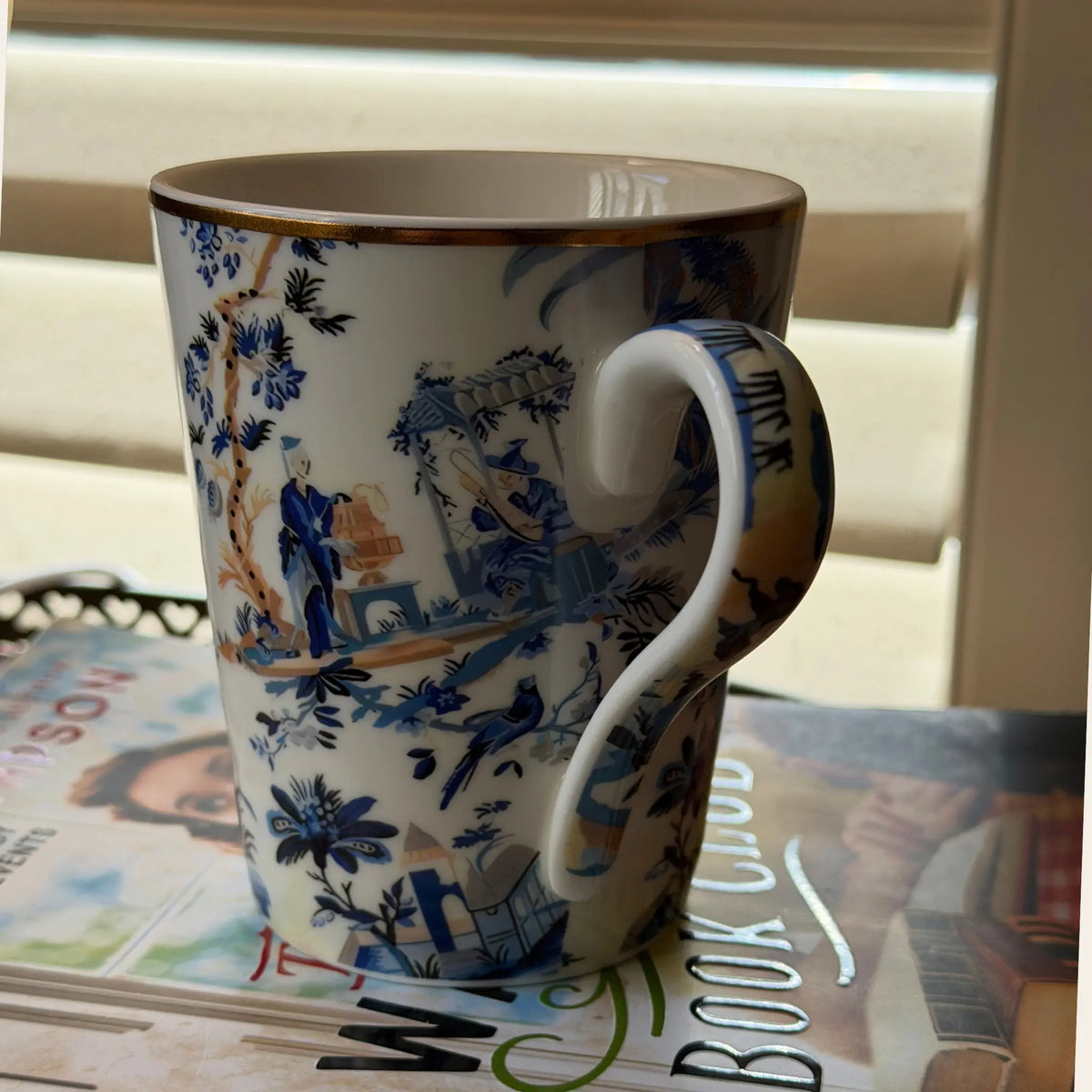 Celestine Blue and White Coffee for Two Swing Gifts