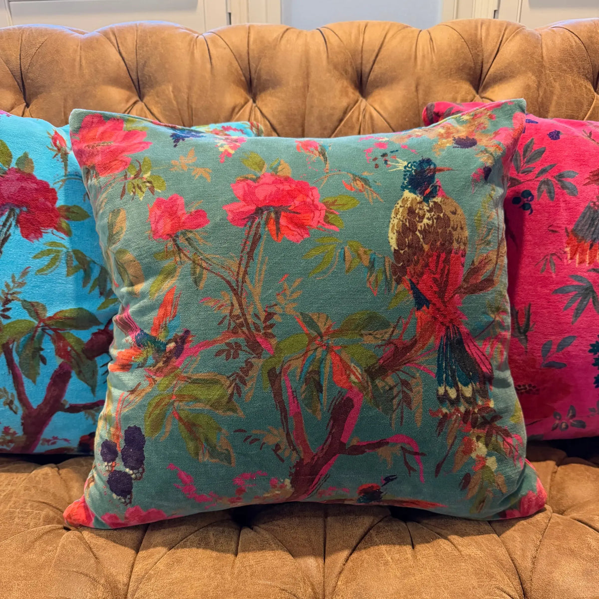 The Glasshouse Velvet Cushion Cover Linen Connection