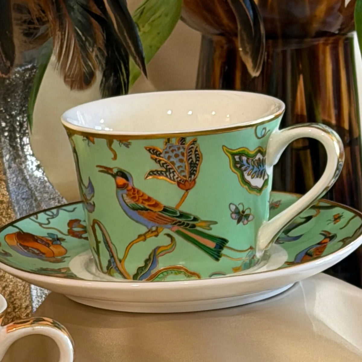 Aveline Bird Cup and Saucer Swing Gifts
