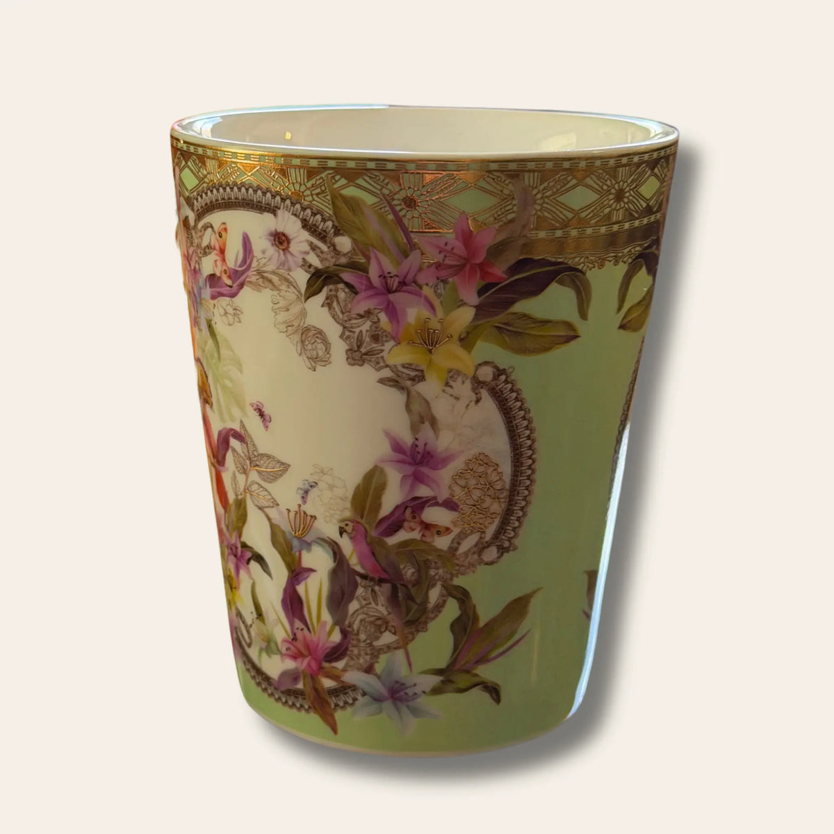 Primrose Green Rose Floral Coffee for Two Swing Gifts