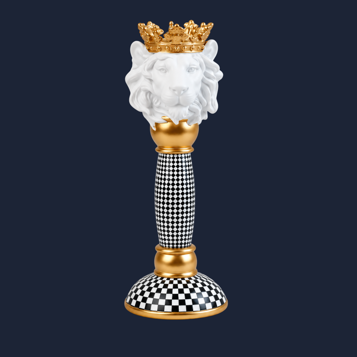 Curious Creatures Black and White Candle Holders