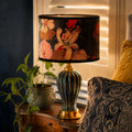 Floral Bamboo Lampshade The Wolf and Peacock