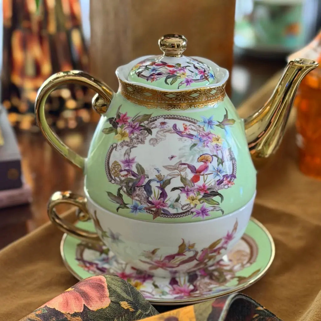 Primrose Floral Tea for One Set Swing Gifts